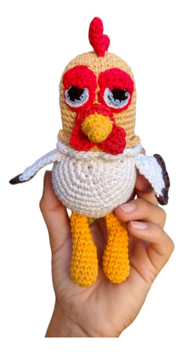 Bartolito El Gallo De La Granja De Zenón Amigurumi Peluche