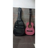 Guitarra Criolla Rosa Para Niños. Marca Orellano