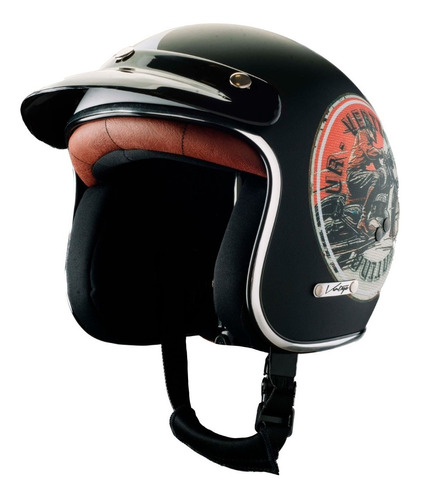 Casco Moto Abierto Vértigo Vintage Edición Especial. Tienda