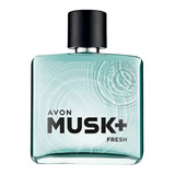 Colonia Musk+ Fresh 75 Ml - Avon