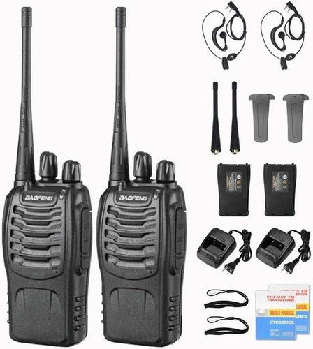 Radio Walkie Talkie Recargable Largo Alcance, 2pcs