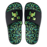 Huaraches Sandalias Chanclas Minecraft D Niños V/ Tallas *sk