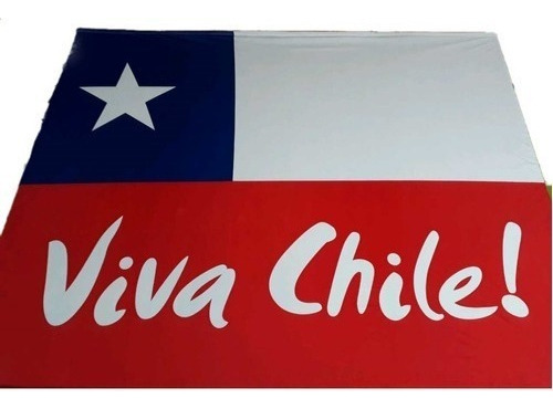 Bandera Chilena Para Auto + 2 Porta Espejo