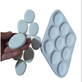 Molde Forma Silicone 9 Cavidades Mini Oval Sabonetes- 20g