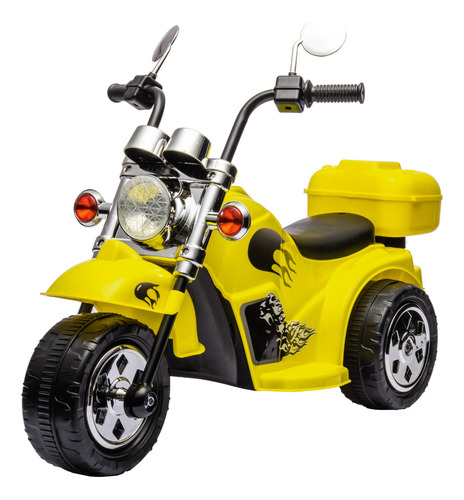Mini Moto Motinho Elétrica Infantil Custom Chopper Triciclo
