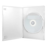 10 Unid Box Dvd Slim- Capa Transparente  - 7 Mm