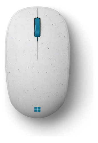 Mouse Sem Fio Microsoft Bluetooth Ocean Plastic Branco Azul