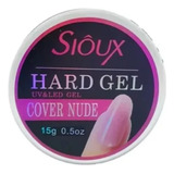 5 Gel Sioux Hard 15g Uv Led Cover Nude Unhas Acrigel Fibra
