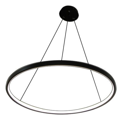 Lampara Colgante De Techo Led Diseño Moderno Aro 60cm 24w