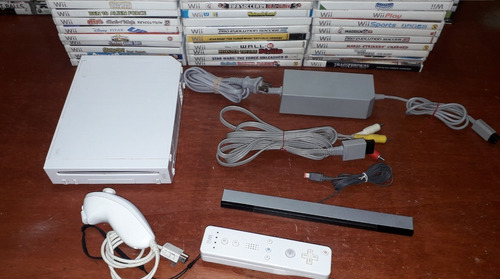 Consola Wii Con Juegos Integrados Memoria Usb 32gb 12 Juegos