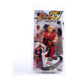 Figura De Acción Neca Street Fighter Red Ken De 7 Pulgadas