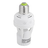 Adaptador De Casquillo De Luz E27 Con Sensor De Movimiento