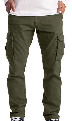 Pantalones Tipo Cargo I Para Hombre, Ropa De Trabajo, Estilo