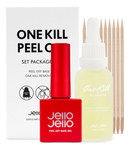 Removedor Gelish Esmalte Coreano One Kill Jello Jello 