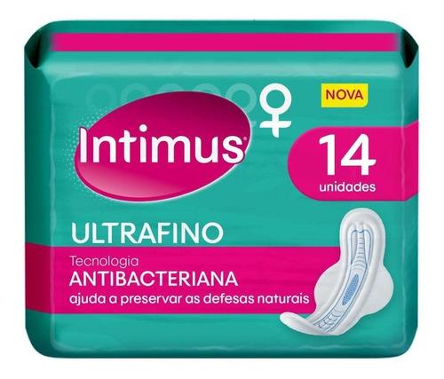 Absorvente Externo Ultrafino Com Abas 14 Unidades Intimus