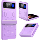 Funda Para Samsung Galaxy Z Flip 3 5g Armadura Violeta