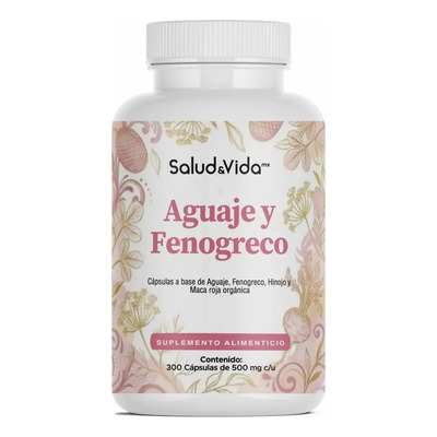 Aguaje Y Fenogreco Con Hinojo - 300 Cápsulas - S&v Sin Sabor | MercadoLibre