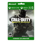 Call Of Duty Infinite Warfare Xbox Series X/s One 25 Dígitos