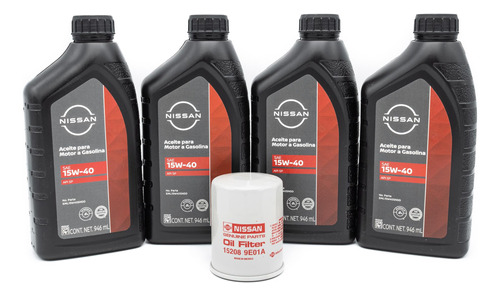 Kit De Aceite Motor- Gasolina March 2012-2023 Nissan