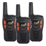 Walkie-talkie 3 Pzas Cobra Bidireccional Con Alcance De 25km