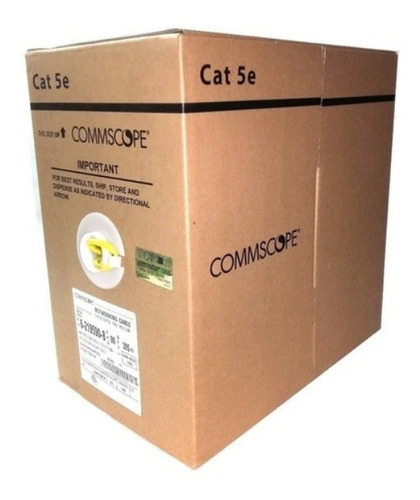 Cable Utp Cat 5e Commscope  Amp  Amarillo 305 Mts En Palermo