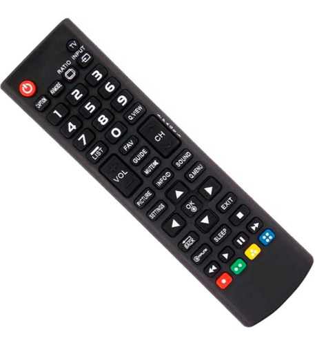 Controle Compatível Tv LG 32lb5600 39lb5600 42lb5600 Lcd Led