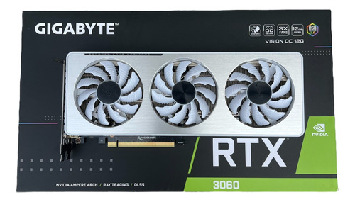 Placa De Video Nvidia Gigabyte Vision Geforce Rtx 3060