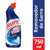 Gel Limpiador Harpic Desinfectante Para Inodoros 750 Ml