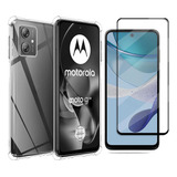 Capa Case Anti Impacto Para Motorola Moto G54 + Pelicula 3d