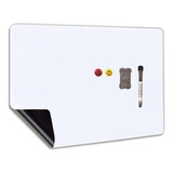 Pizarra Blanca Magnética Para Refrigerador De 42x30cm