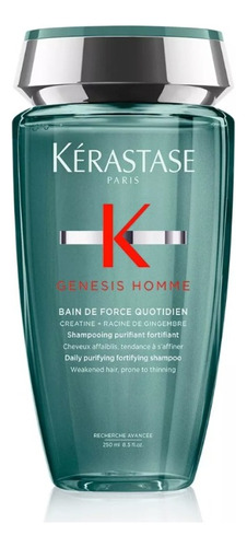 Shampoo Anti Caida Kerastase Bain Force Genesis Homme 250ml