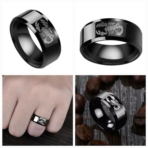 Anillo Escorpion Hombre/mujer Acero Titanium Incluye Caja!!