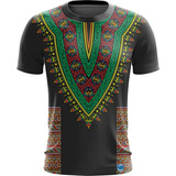 Camisa Camiseta Dashik Africa Bahia Carnaval Verde 2