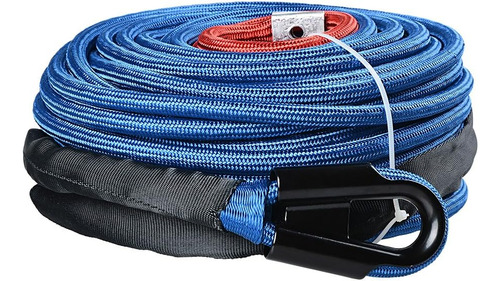 Cable De Cuerda Sintética Azul De 95 Pies 3/8 Pulgadas, 2200
