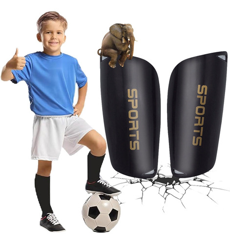 Par Espinilleras Fútbol Niños Pantorrilla Protección Adultos