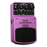 Pedal De Efecto Para Bajo Overdrive Behringer Bod400