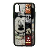 Funda Protector Para iPhone Mickey Cine Retro