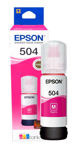 Tinta Original Epson T504420 M4150 M4160 L6171 Magenta 70ml 