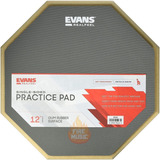 Pad De Práctica Evans Real Feel De 12 Simple Rf12g Goma