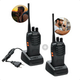 Kit Par 2 Radio Comunicador Baofeng Bf 777s Profissional