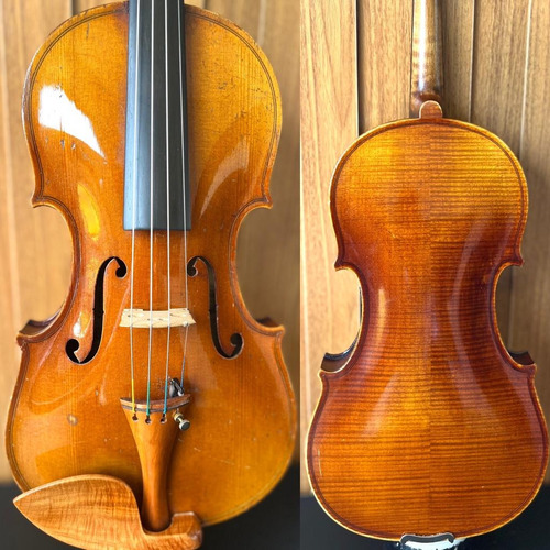 Violino 4/4 Antigo Alemão Cópia Stradivarius Aprox. 120 Anos