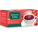 Green Hills Te Negro Sabor Frutilla Caja De 20 U En Sobre