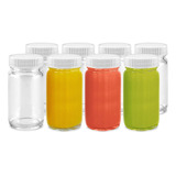 Juice Shot Bottles Set - Wide Mouth For Juicing, Bevera...