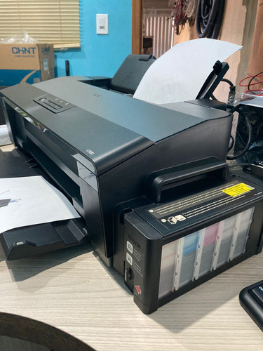 Impressora  Cor Função Única Epson Ecotank L1300 Preta  120v