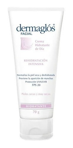 Dermaglós Crema Hidratante De Día Piel Seca 70gr