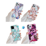 Funda Geometria Compatible Con Galaxy Marmol Mujer Dama Case