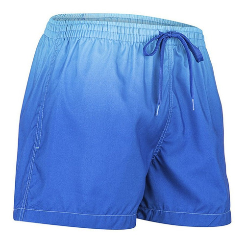 Short Topper Baño Super Slim Azul Celeste Hombre