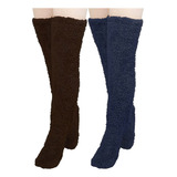 Calcetines High Fuzzy Creativos Para Cubrir La Rodilla, De F