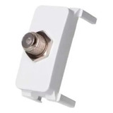 Tomada Para Antena De Tv Coaxial 75 Ohms Margirius Cor Branco