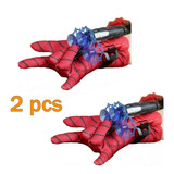 Guante Spiderman Lanza Telaranas De Web Shooter 2pcs